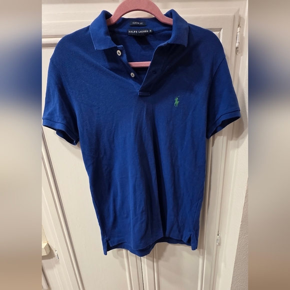Ralph Lauren Tops - Ralph Lauren Women's Classic Fit Polo in Deep Blue ~ Size Medium